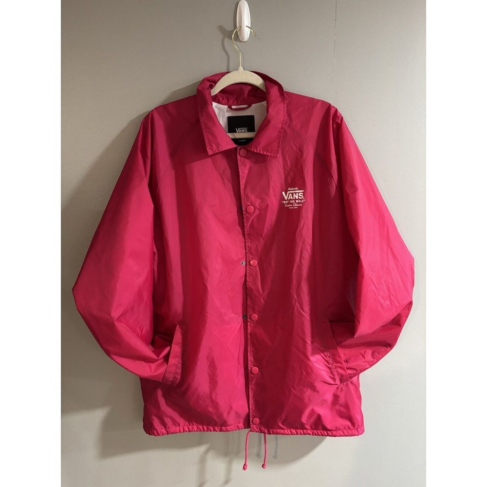 Size XL VANS OFF THE WALL Cany Pink Jacket Men's‎